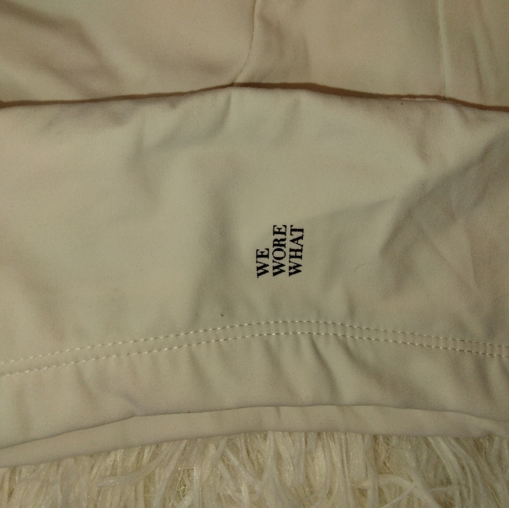 WeWoreWhat Corset Top Off White Black Size M - Picture 6 of 7